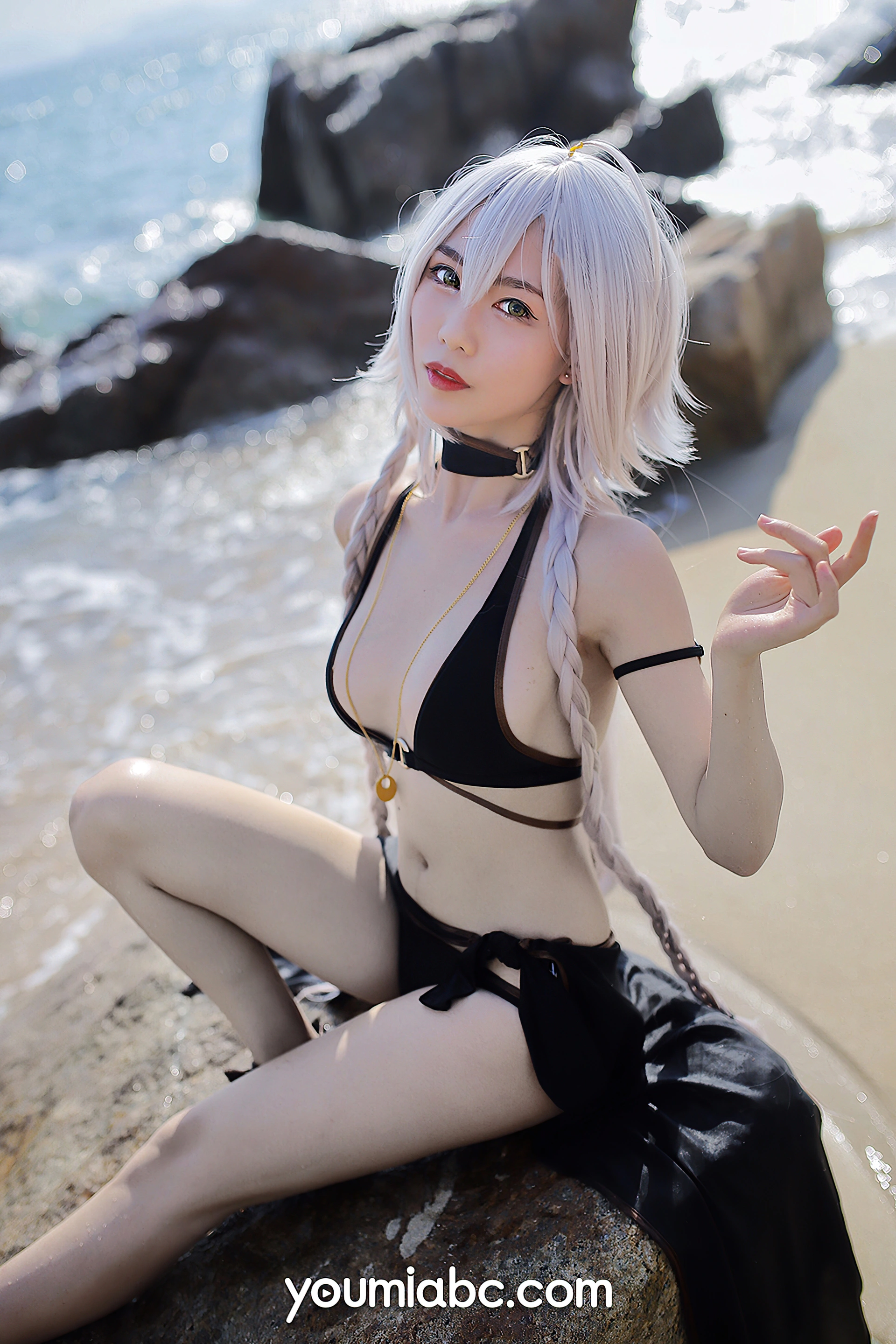 YouMi尤蜜 - 2020.12.14 FGO~泳装黑贞德 抖娘利世 2